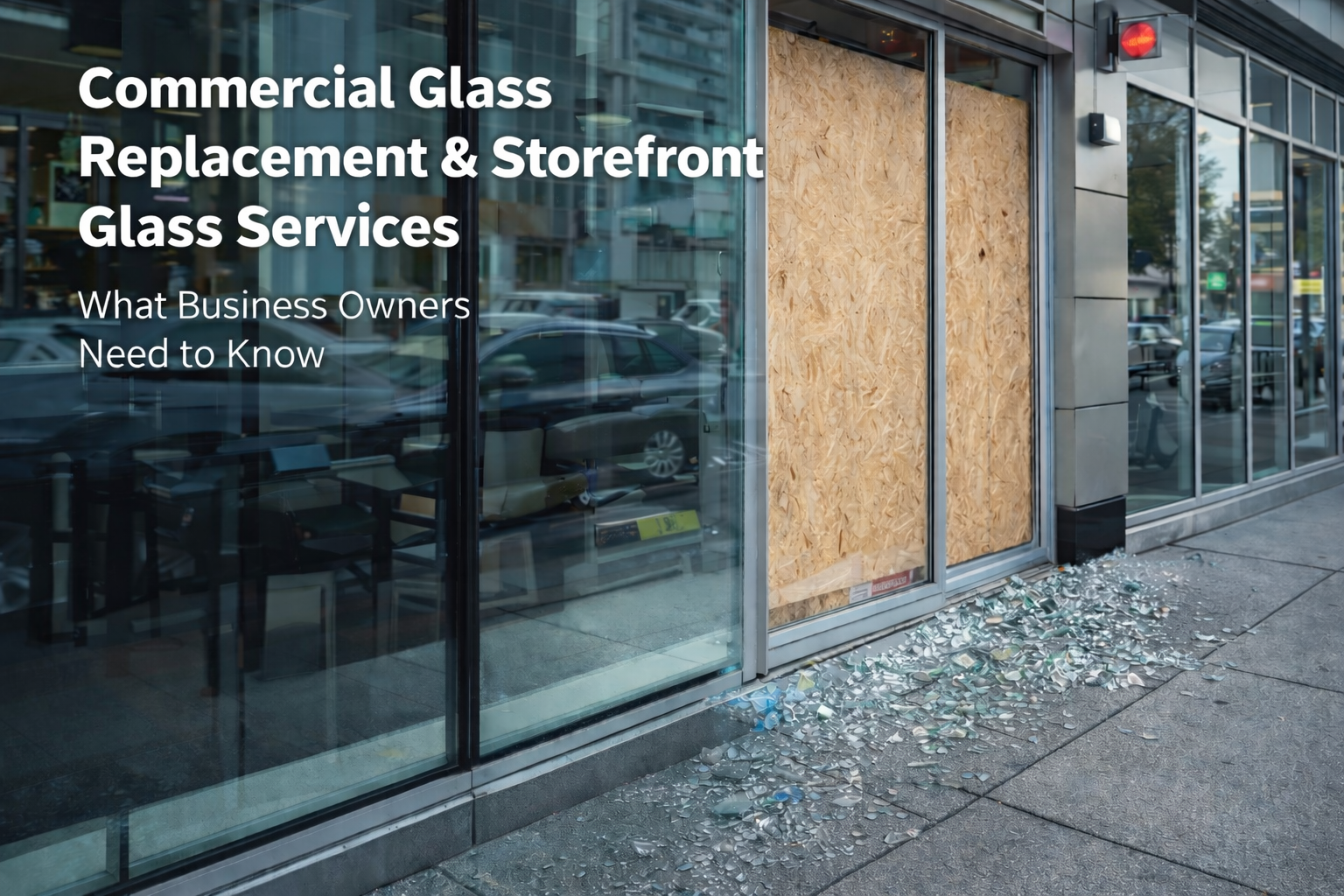 Commercial Glass Replacement & Storefront Glass Services: What Business Owners Need to Know