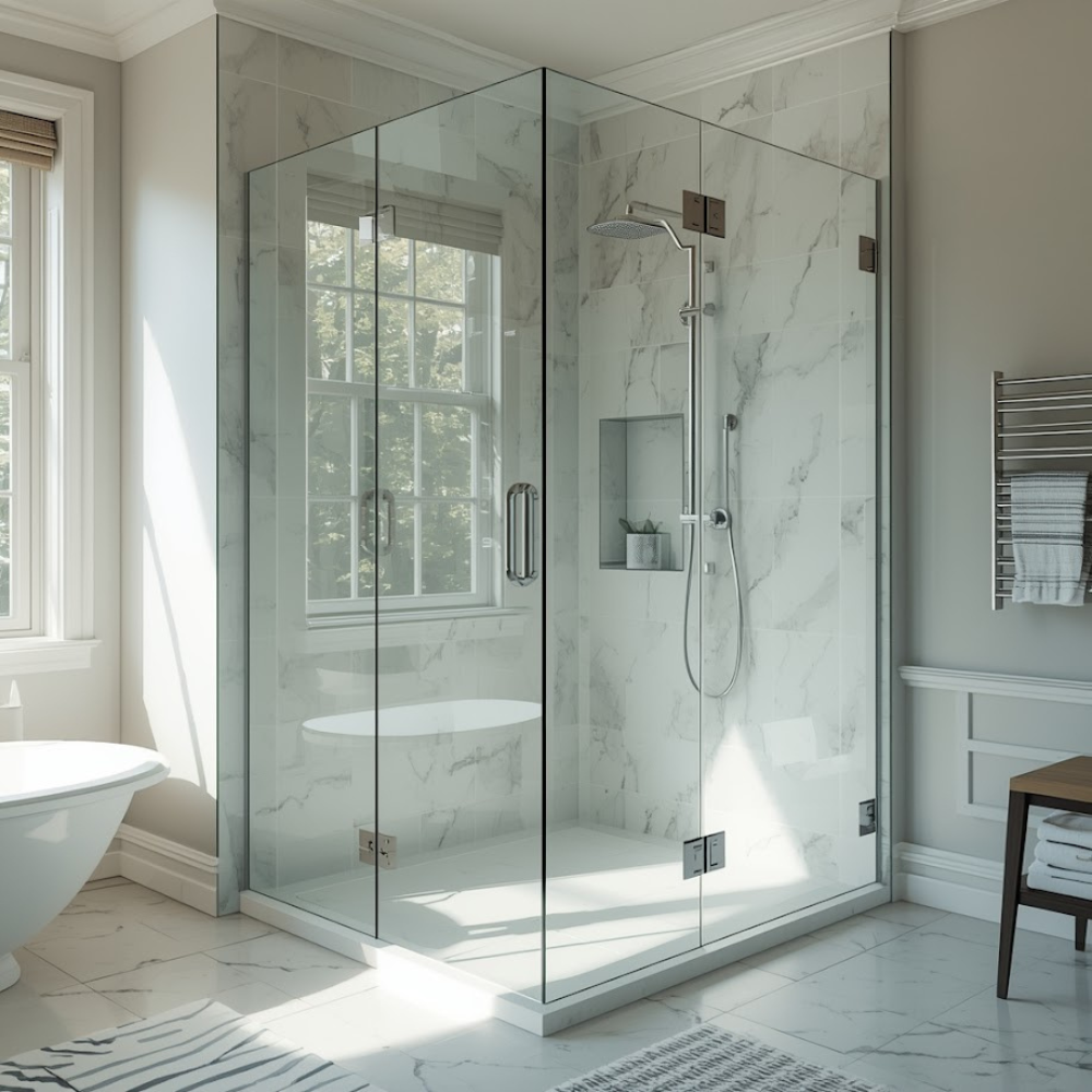 Shower Glass installation
