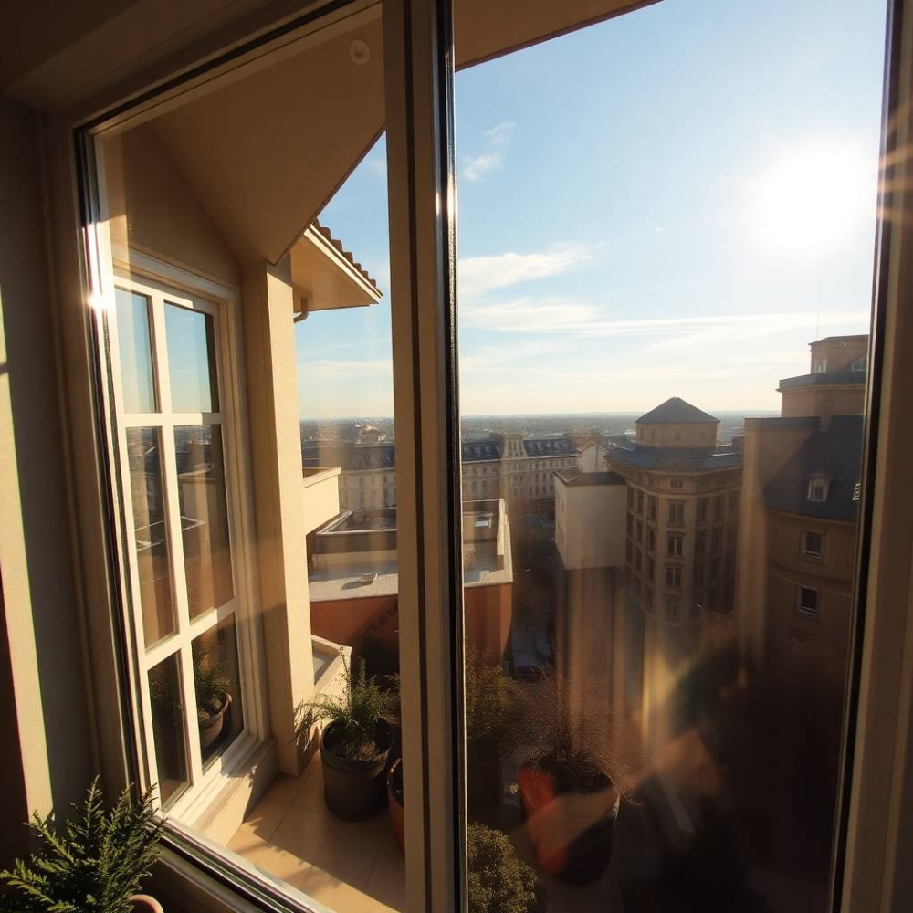 double glass window